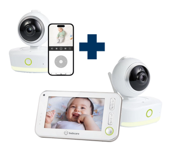 Bebcare Low-EMF Motion Baby Monitor + Bebcare IQ Camera Gift Set
